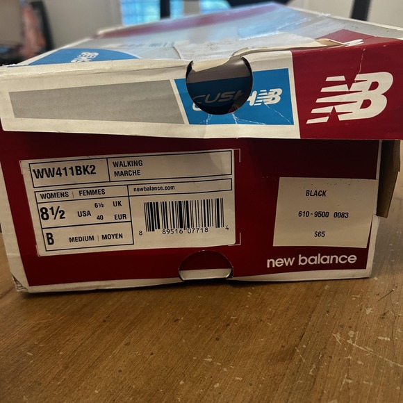 New Balance WW411BK2 Walking Shoes Womens Size 8.5 Comfort Sneakers - Picture 2 of 9